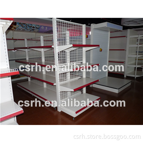 High Quality RH-HSBW01 Steel Material Supermarket Shelf Rack